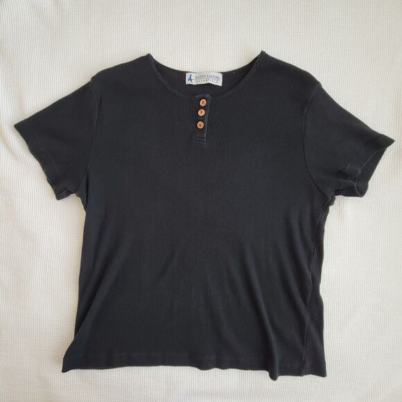 Marsh Landing Black Short Sleeve Tee - Picture 4 of 6